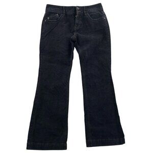 Polo Jeans Co. Womens Wendy Jean Pants Size 8/30 Black Corduroy Bootcut Y2K